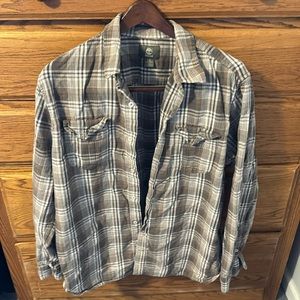 Men’s size large timberland button down